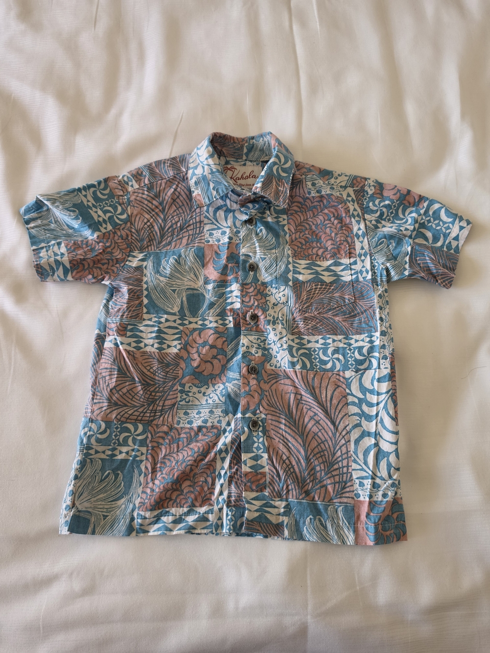 Kahala Boy's Short-Sleeve Hawaiian Shirt